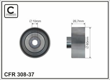 Parazīt-/Vadrullītis, Ķīļrievu siksna CAFFARO 308-37 1