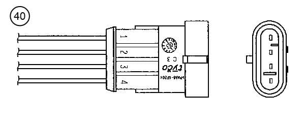 Lambda zonde NTK 0234 1