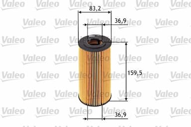 Eļļas filtrs VALEO 586537 1