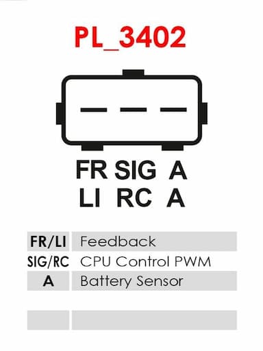 Ģeneratora sprieguma regulators AS-PL ARE4034 4