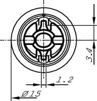 Izpildelements, lukturu augstuma regulēšana BOSCH 0 132 801 143 5