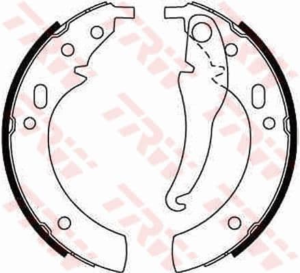 Bremžu loku komplekts TRW GS8094 1