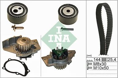 Ūdenssūknis + Zobsiksnas komplekts Schaeffler INA 530 0474 30 1