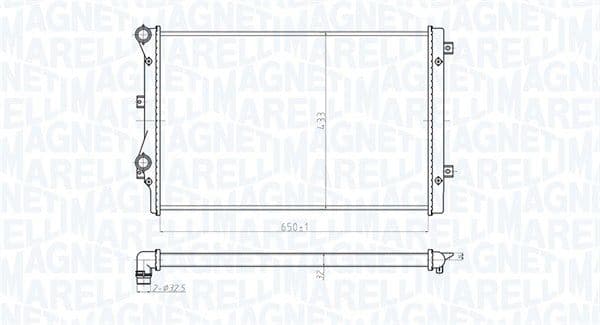 Radiators, Motora dzesēšanas sistēma MAGNETI MARELLI 350213852000 1