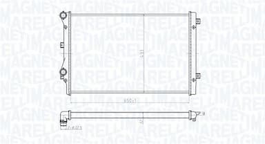 Radiators, Motora dzesēšanas sistēma MAGNETI MARELLI 350213852000 1