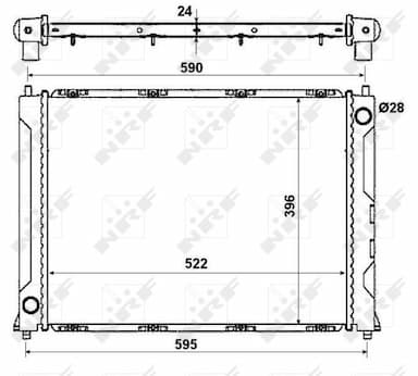 Radiators, Motora dzesēšanas sistēma NRF 50121 5