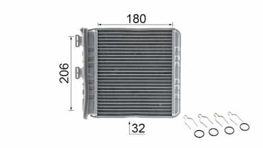 Siltummainis, Salona apsilde MAHLE AH 76 000P 12