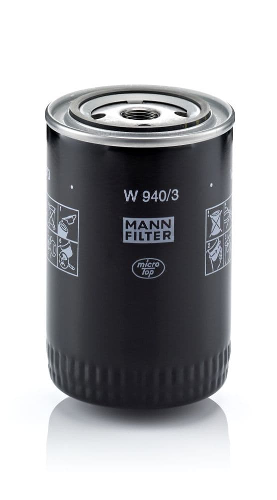 Eļļas filtrs MANN-FILTER W 940/3 1