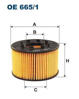 Eļļas filtrs FILTRON OE 665/1 1