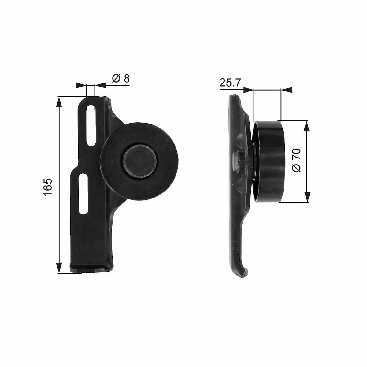 Spriegotājrullītis, Ķīļrievu siksna GATES T36035 1