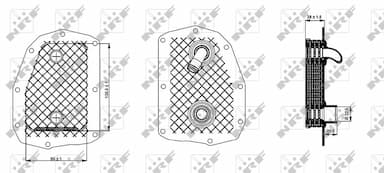 Eļļas radiators, Motoreļļa NRF 31352 5