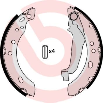 Bremžu loku komplekts BREMBO S 56 507 1