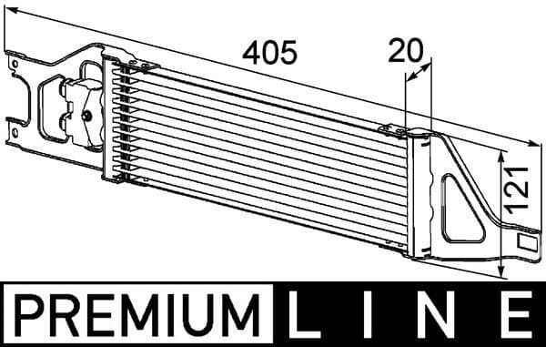 Eļļas radiators, Automātiskā pārnesumkārba MAHLE CLC 57 000P 1