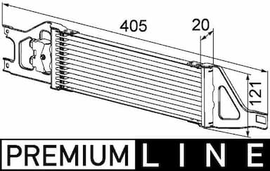 Eļļas radiators, Automātiskā pārnesumkārba MAHLE CLC 57 000P 1