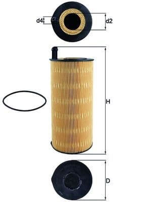 Eļļas filtrs KNECHT OX 423/9D 1