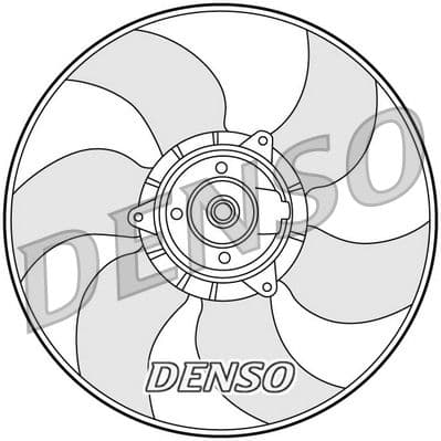 Ventilators, Motora dzesēšanas sistēma DENSO DER23001 1