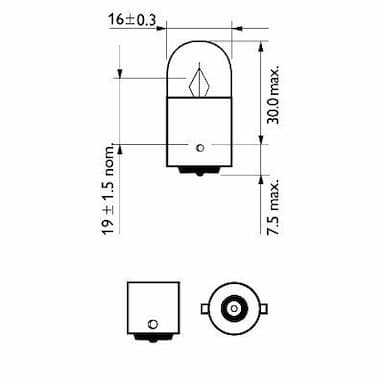 Kvēlspuldze PHILIPS 12821LLECOCP 3