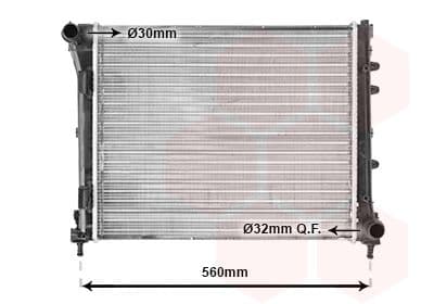 Radiators, Motora dzesēšanas sistēma VAN WEZEL 17002346 1