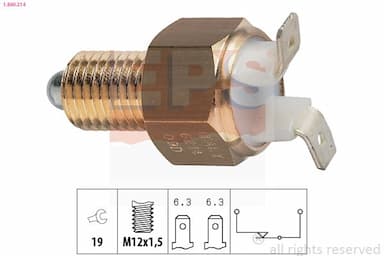 Slēdzis, Atpakaļgaitas signāla lukturis EPS 1.860.214 1