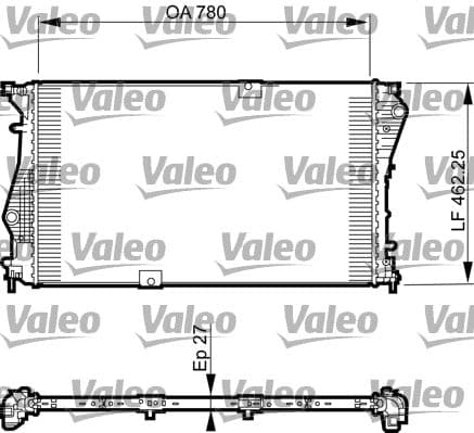 Radiators, Motora dzesēšanas sistēma VALEO 735599 1