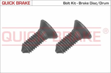 Skrūvju komplekts, Bremžu disks QUICK BRAKE 11667K 1