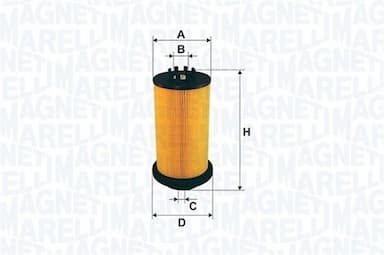 Degvielas filtrs MAGNETI MARELLI 153071762484 1