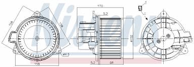 Salona ventilators NISSENS 87392 6