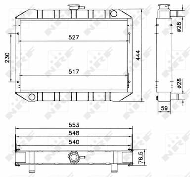 Radiators, Motora dzesēšanas sistēma NRF 52048 1