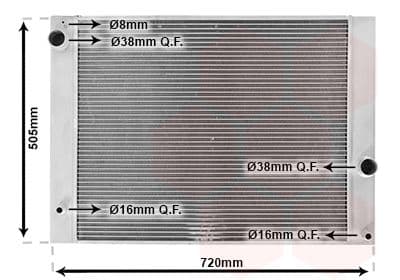 Radiators, Motora dzesēšanas sistēma VAN WEZEL 06002338 1