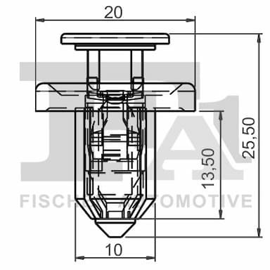 Moldings/aizsarguzlika FA1 79-20002.25 2