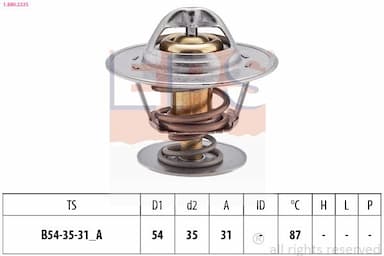 Termostats, Dzesēšanas šķidrums EPS 1.880.223S 1