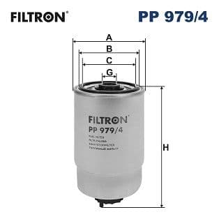 Degvielas filtrs FILTRON PP 979/4 1