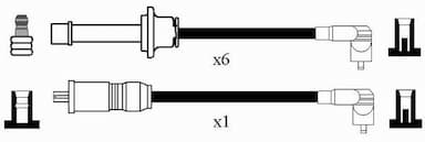 Augstsprieguma vadu komplekts NGK 0520 2