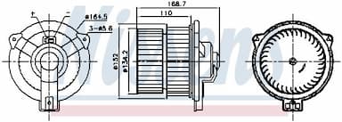 Salona ventilators NISSENS 87809 5