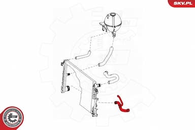 Radiatora cauruļvads ESEN SKV 24SKV304 4