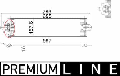 Eļļas radiators, Automātiskā pārnesumkārba MAHLE CLC 49 000P 1