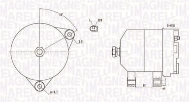 Ģenerators MAGNETI MARELLI 063731913010 1