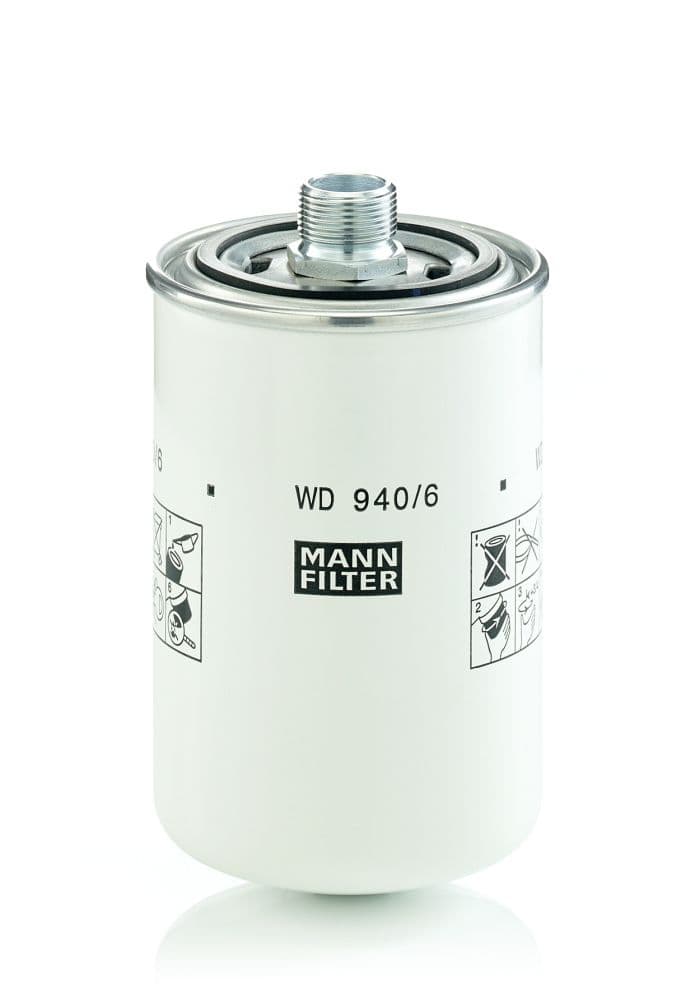 Eļļas filtrs MANN-FILTER WD 940/6 1