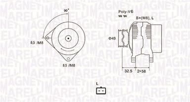 Ģenerators MAGNETI MARELLI 063731627010 1