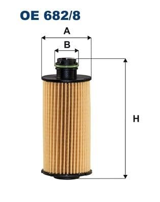 Eļļas filtrs FILTRON OE 682/8 1