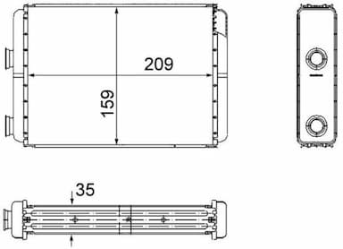 Siltummainis, Salona apsilde MAHLE AH 60 000S 1