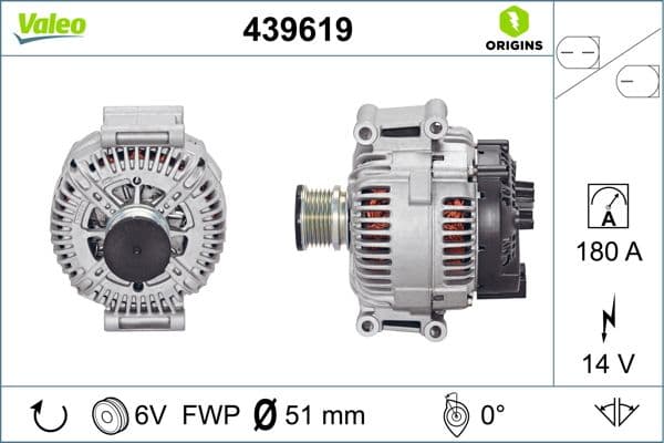 Ģenerators VALEO 439619 1