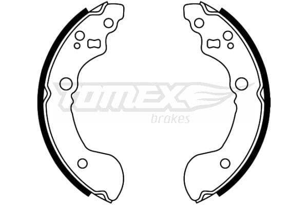 Bremžu loku komplekts TOMEX Brakes TX 22-31 1