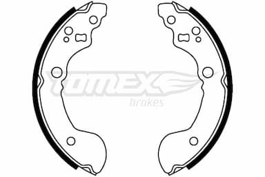 Bremžu loku komplekts TOMEX Brakes TX 22-31 1