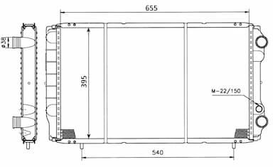 Radiators, Motora dzesēšanas sistēma NRF 50403 5