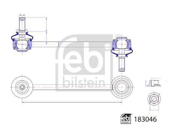 Stiepnis/Atsaite, Stabilizators FEBI BILSTEIN 183046 1