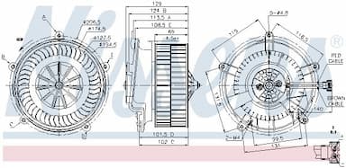 Salona ventilators NISSENS 87119 6