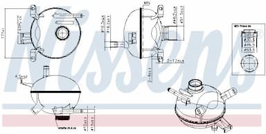 Kompensācijas tvertne, Dzesēšanas šķidrums NISSENS 996171 5