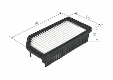 Gaisa filtrs BOSCH F 026 400 137 5