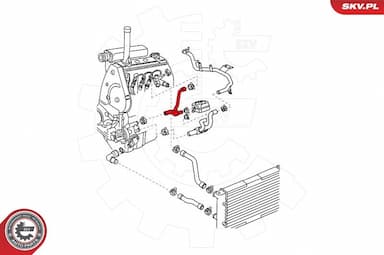 Radiatora cauruļvads ESEN SKV 24SKV341 4